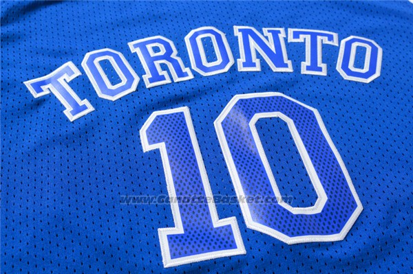 Maglia Toronto Raptors DeMar DeRozan #10 Retro Blu